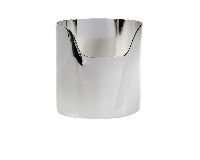 Portapenne easy silver plated liscio