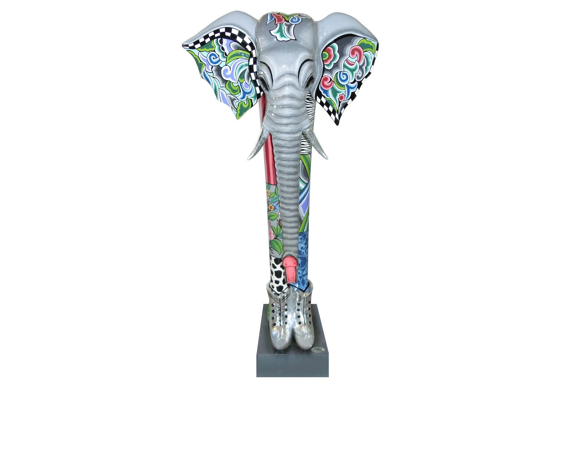 Elephant Alexander Xxl Hand Painted Toms Drag 145540 753td102166