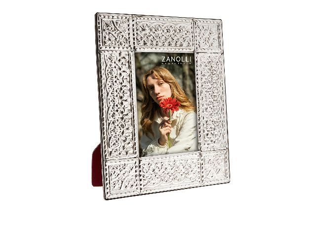 Cornice barocco argento