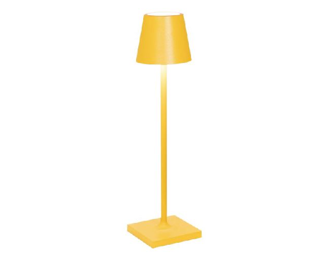 Lampada da tavolo poldina pro micro ocra