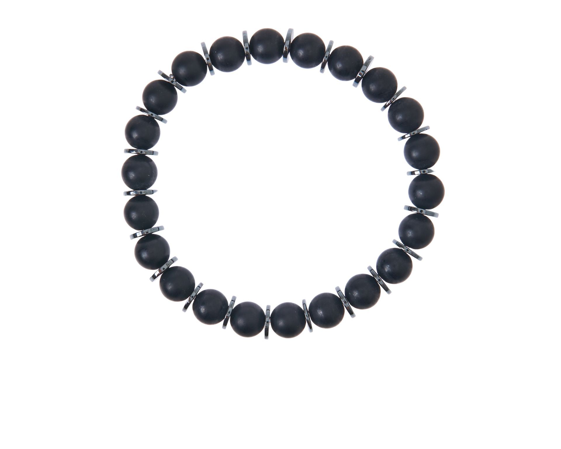 Bracciale Argento Brunito Con Pietra Lavica Selezione Zanolli 178077 726xbr3708