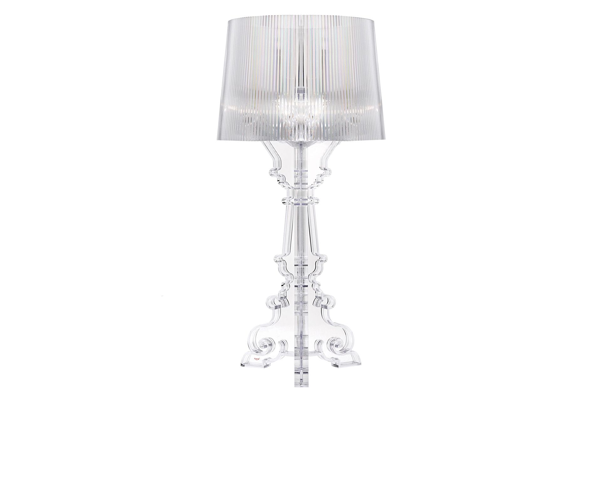 Lampada Da Tavolo Bourgie Cristallo Con Dimmer Kartell 186128 906g9070b4