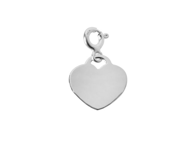 Ciondolo cuore argento