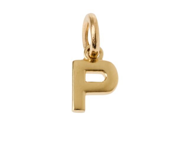 Pendant p letter gold 750‰