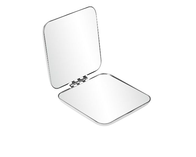 Specchietto Quadrato Acciaio Selezione Zanolli