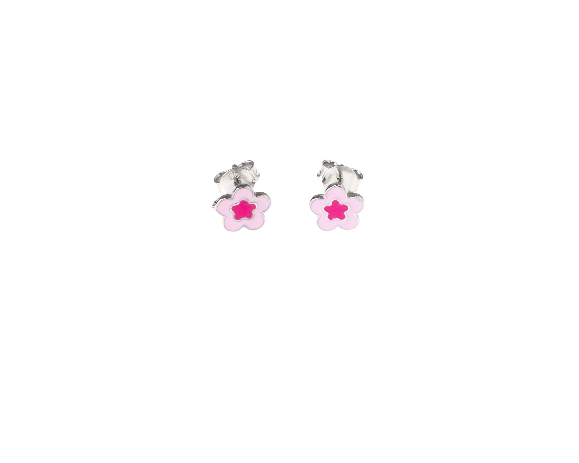 Girl Earrings Flowers Silver Selezione Zanolli 165374 935d5011or0499r06