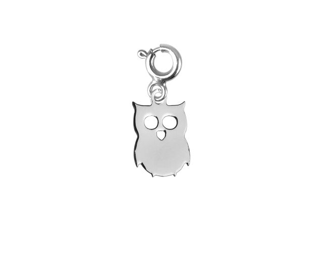 Pendant owl silver
