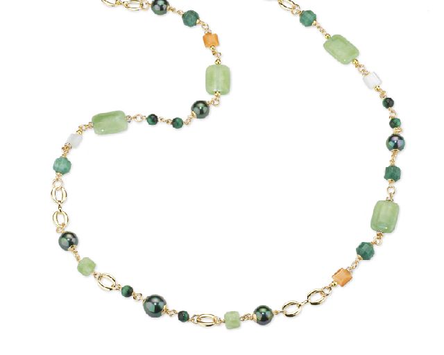 Necklace alizee brass