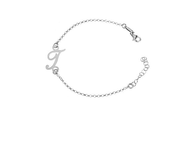 Bracelet silver t letter
