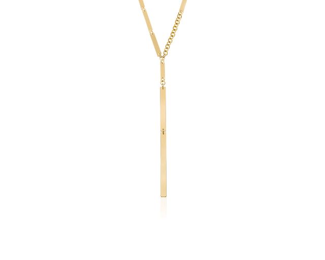 Necklace lux in gilded bronze
