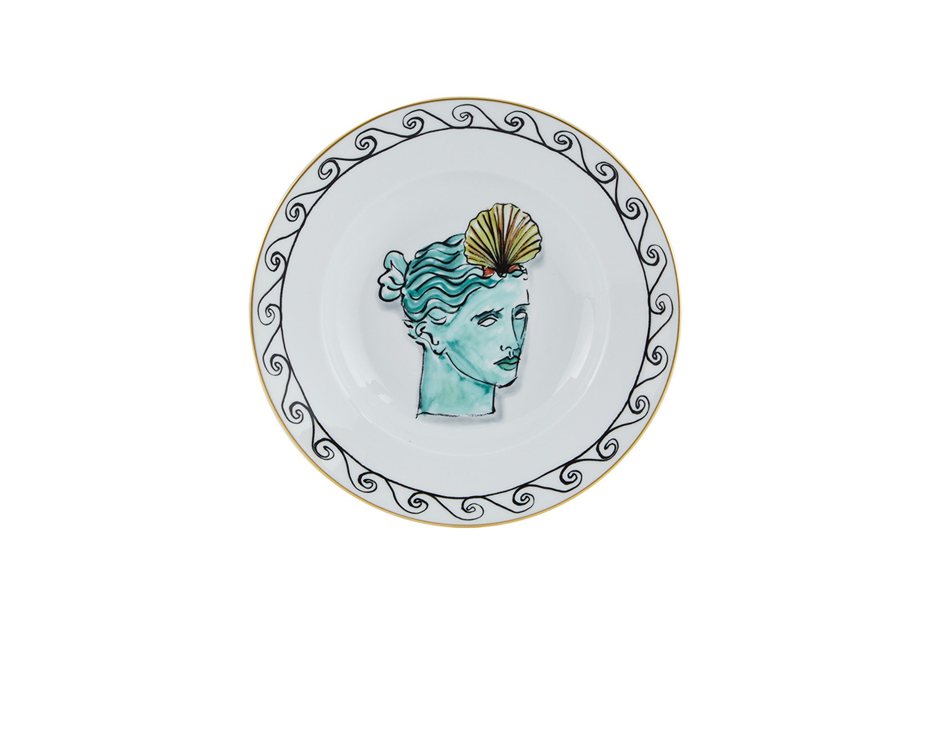 Soup Plate Il Viaggio Di Nettuno Porcelain White Richard Ginori 161833 F00400pt2100245b38