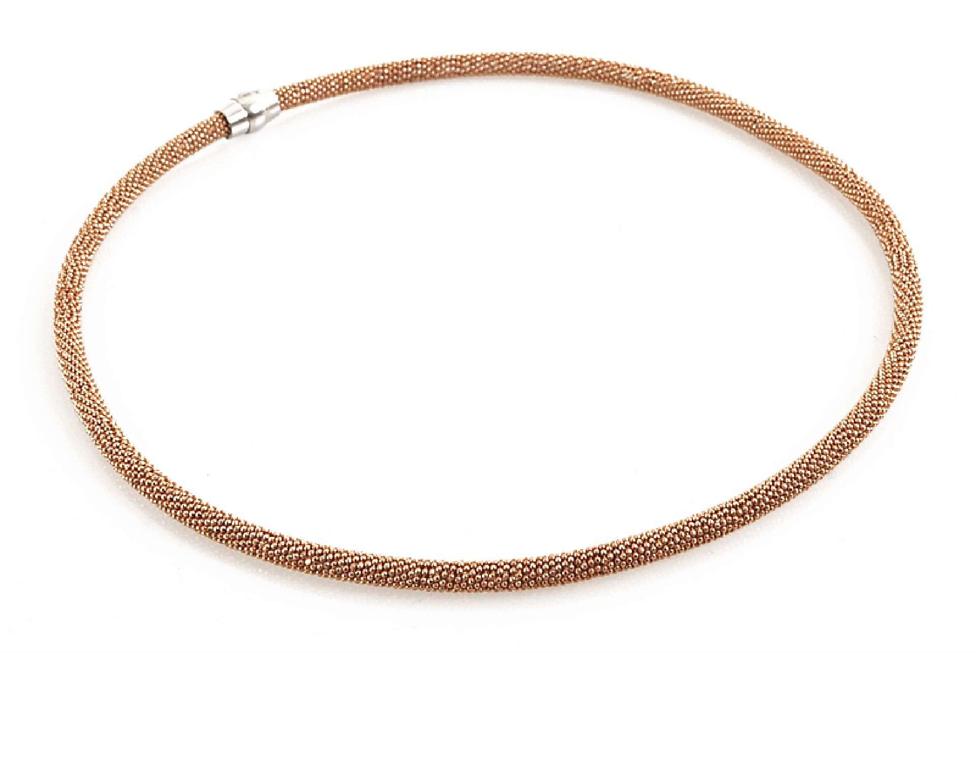 Collana Argento Ramato Con Chiusura A Calamita Selezione Zanolli 10792 2vcl907rame