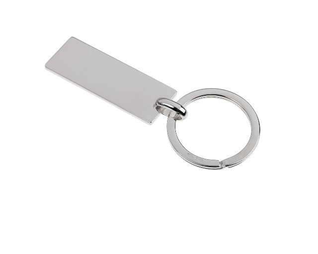 Portachiavi Argento Con Piastrina Rettangolare Selezione Zanolli 136616 834pc636