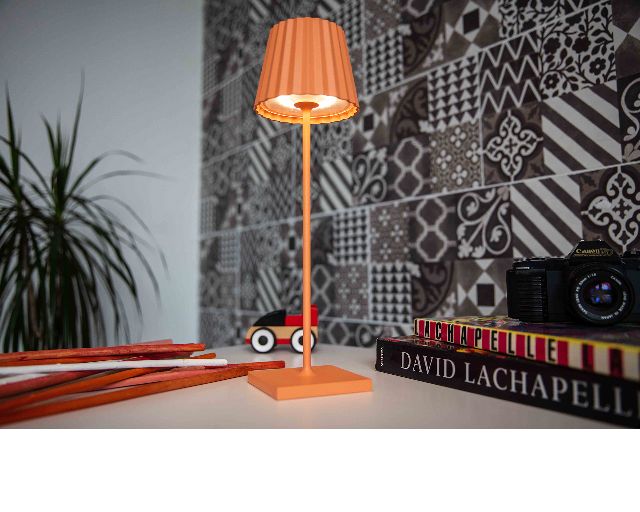 Lampada Da Tavolo A Led Troll 20 Arancio Sompex 172631 973s78176