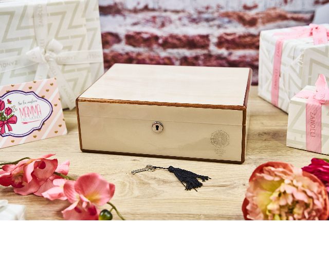 Jewelery Box In White Wood Pozzi Milano 179278 984pm0212w