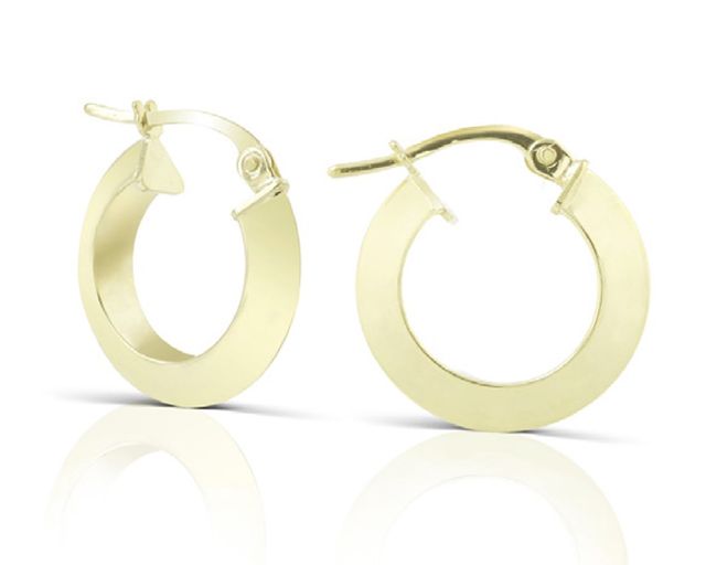 Orecchini oro 9 kt con cerchio