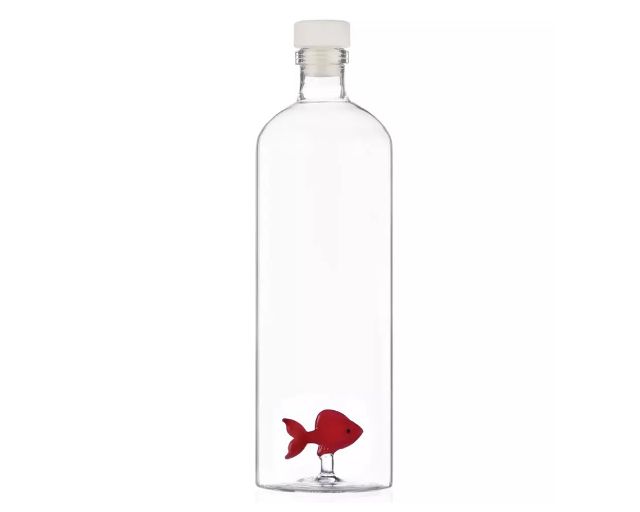 Bottiglia animal farm pesce rosso