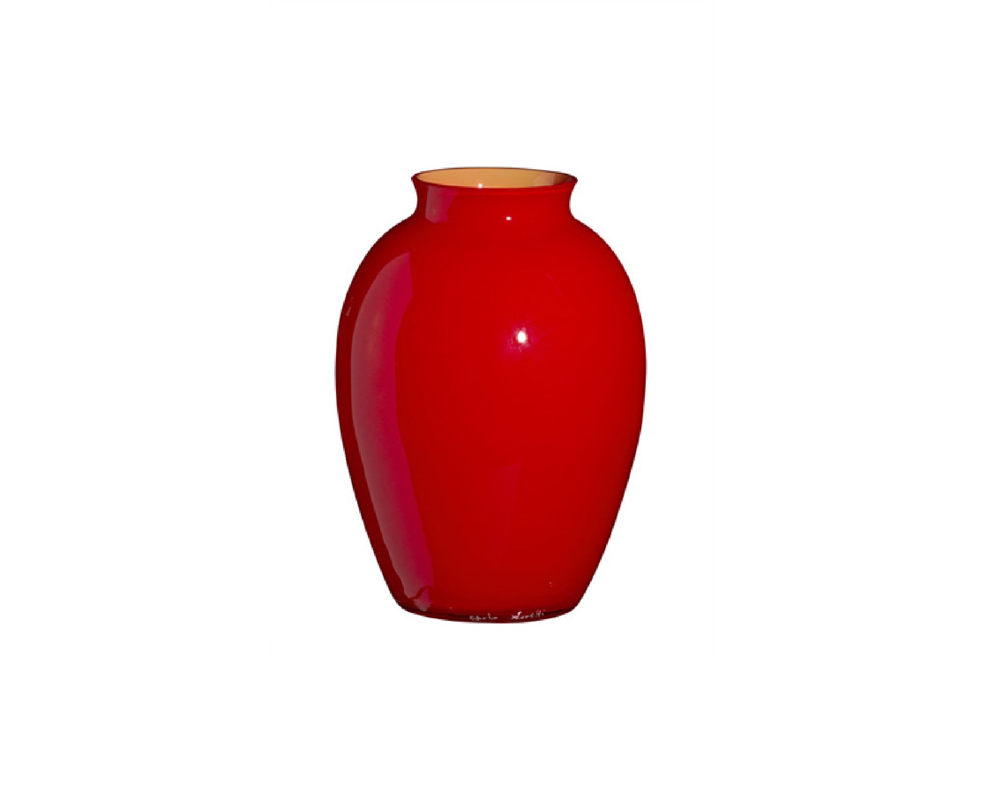 Vase Lopas Murano Glass Orange Carlo Moretti 40340 677975fra