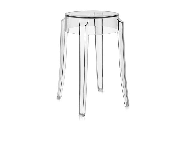 Sgabello charles ghost colore cristallo