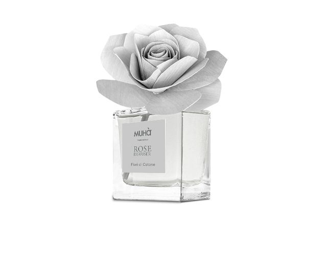 Fragrance diffuser rosa cotton flowers