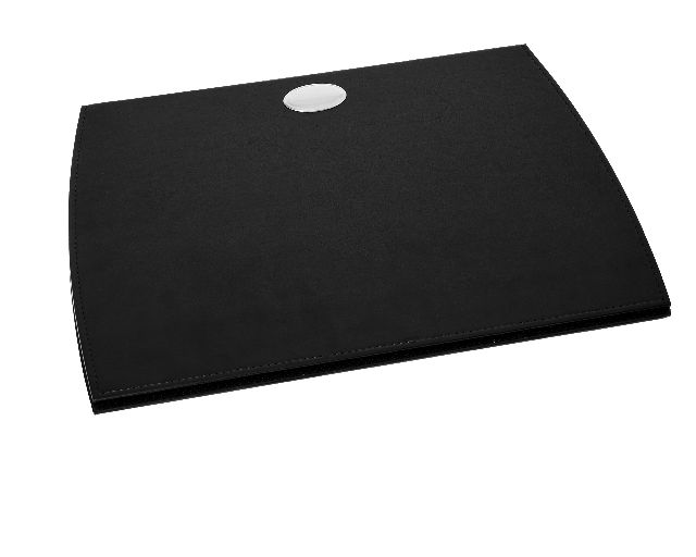 Set Ufficio Argento Bilaminato 5 Pezzi Nero Selezione Zanolli