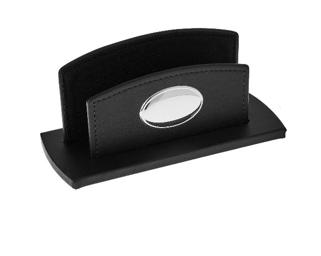 Set Ufficio Argento Bilaminato 5 Pezzi Nero Selezione Zanolli