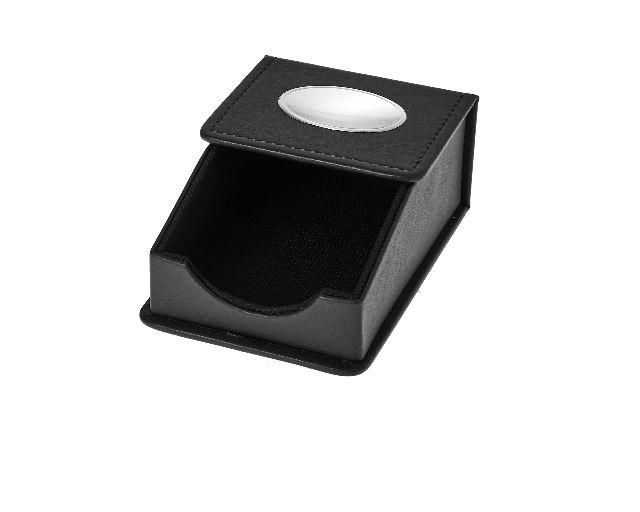 Set Ufficio Argento Bilaminato 5 Pezzi Nero Selezione Zanolli