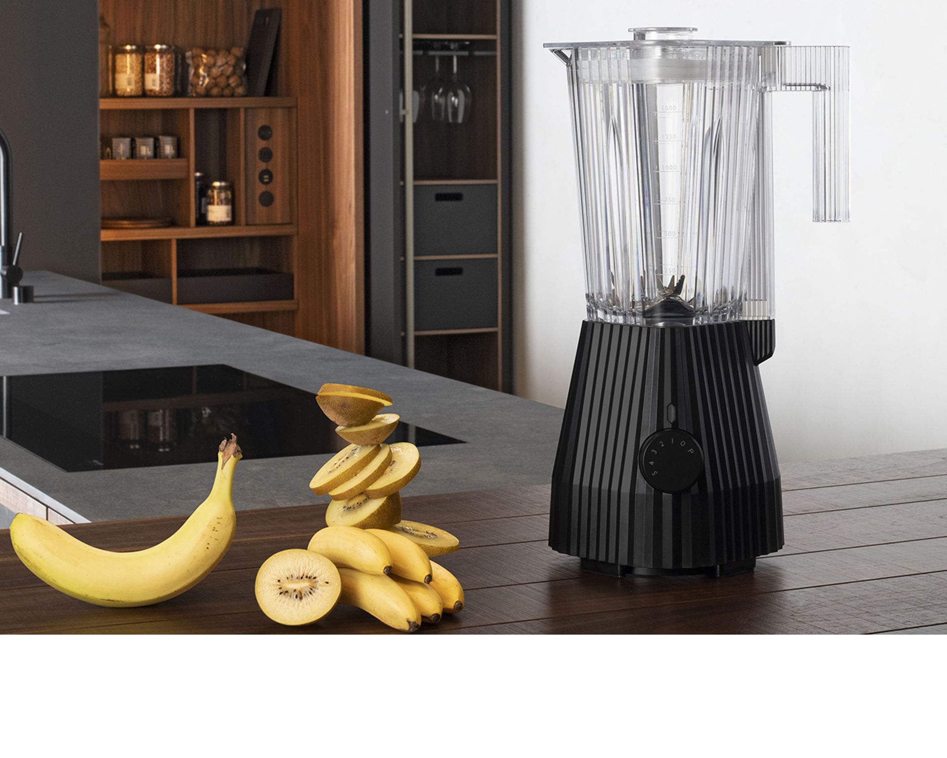 Frullatore Plisse Nero Alessi 166221 902mdl09b