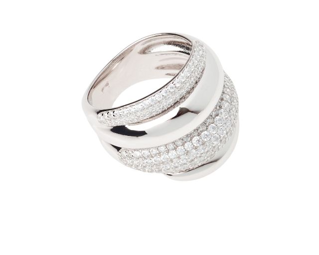 Anello argento con cubic zirconia
