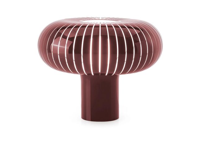 Lampada da tavolo teresa bordeaux