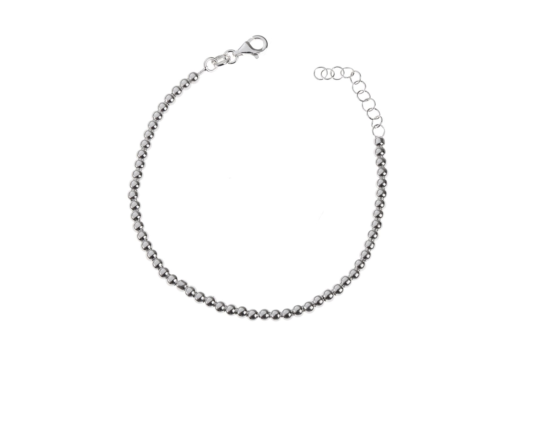 Bracciale A Palle Argento Con Allungo Selezione Zanolli 152681 611brpalla3a1619