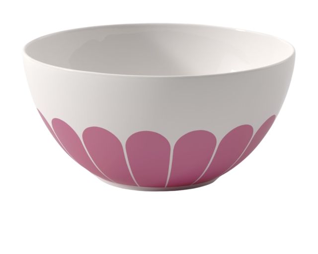 Salad bowl fleur couleur porcelain