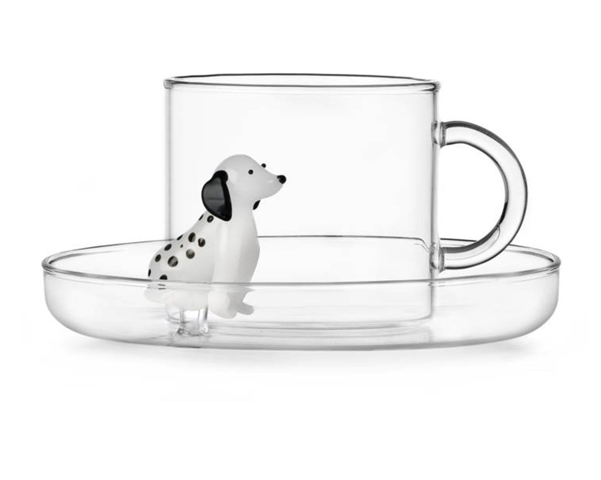 Tea Cup With Saucer Dogs Dalmata Ichendorf