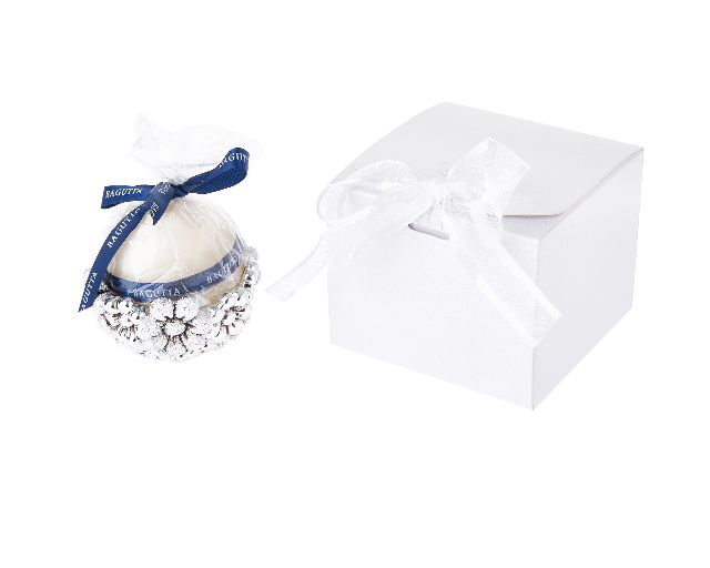 Portacandela Margherite Con Candela Sferica Color Crema Selezione Zanolli 170614 592215102cr