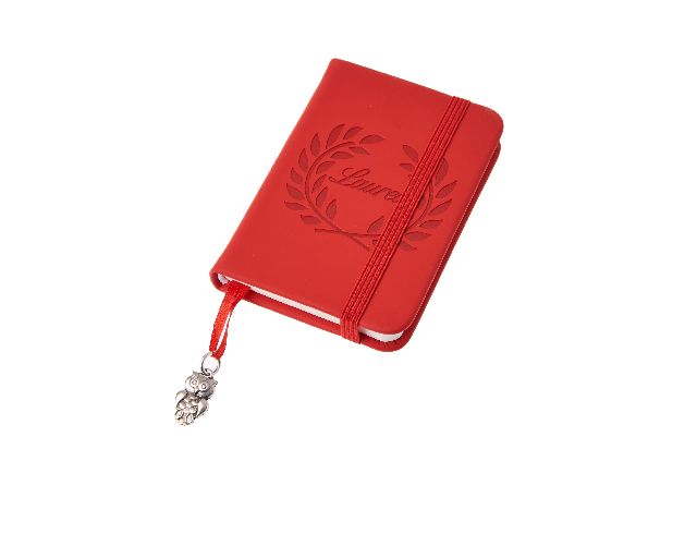 Block Notes With Owl Pendant Box And Sugared Almonds Selezione Zanolli 170216 912mz21403hx