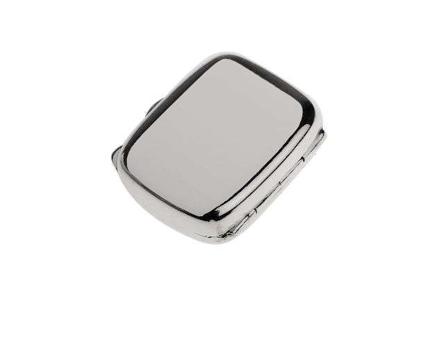 Scatolina Argento Rettangolare Bombata Incisa Selezione Zanolli 157148 925sc42i