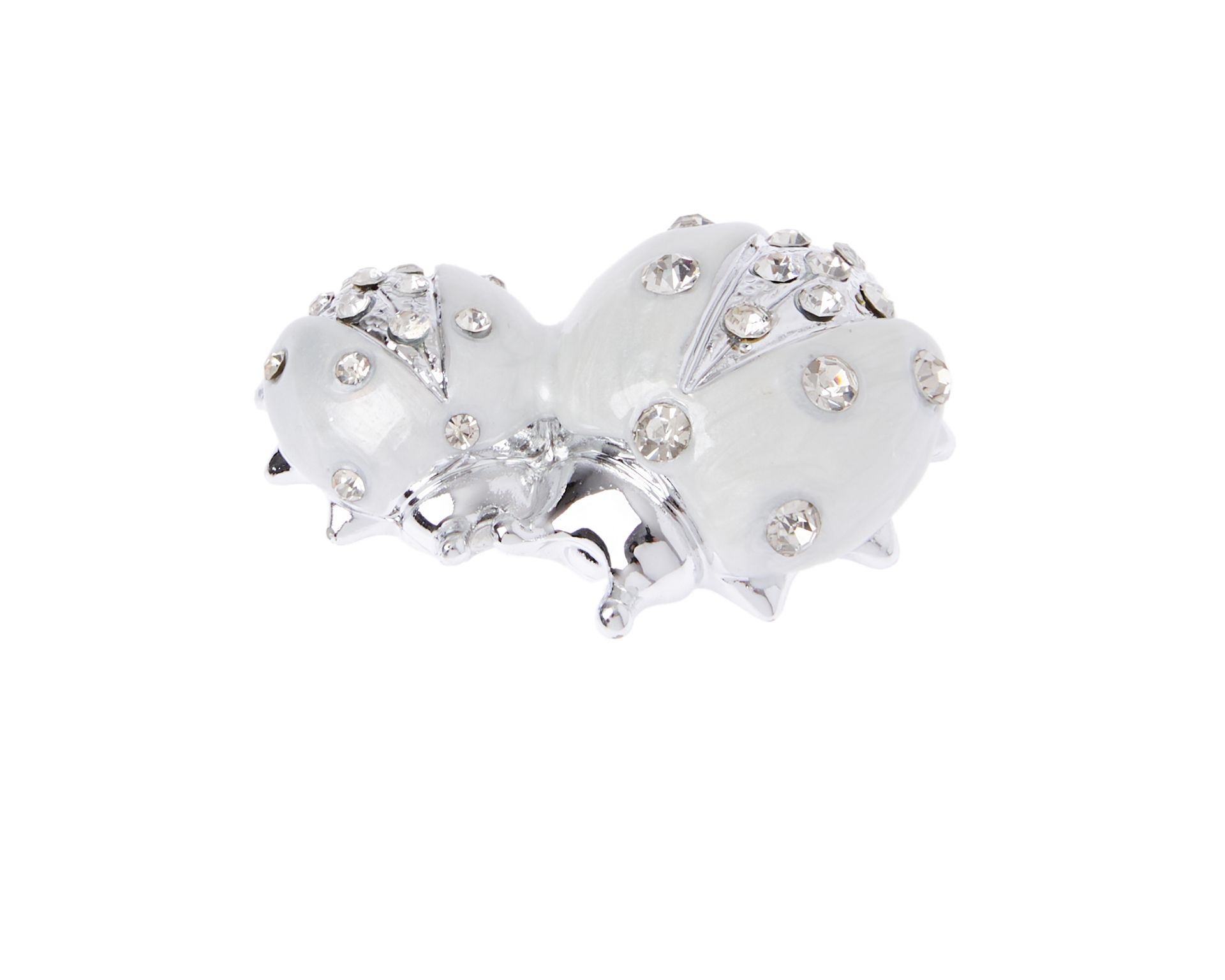Ladybugs White With Crystals Selezione Zanolli 171003 592215403bi