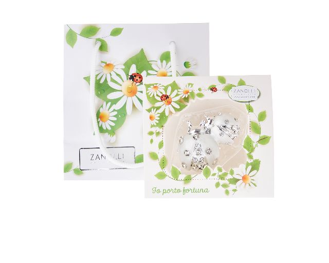 Ladybugs White With Crystals Selezione Zanolli 171003 592215403bi