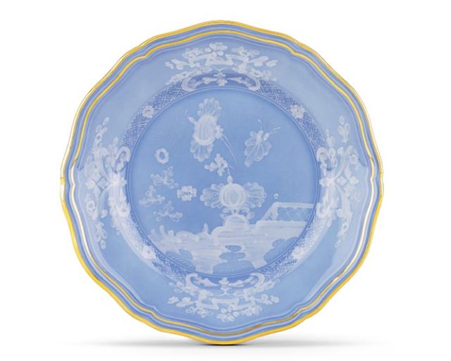 Bread plate oriente italiano pervinc porcelain