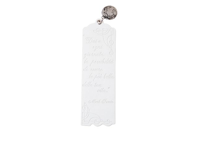 Bookmark with globe pendant and box