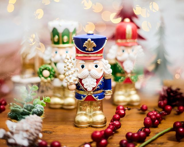 Christmas gift toy soldier with christm