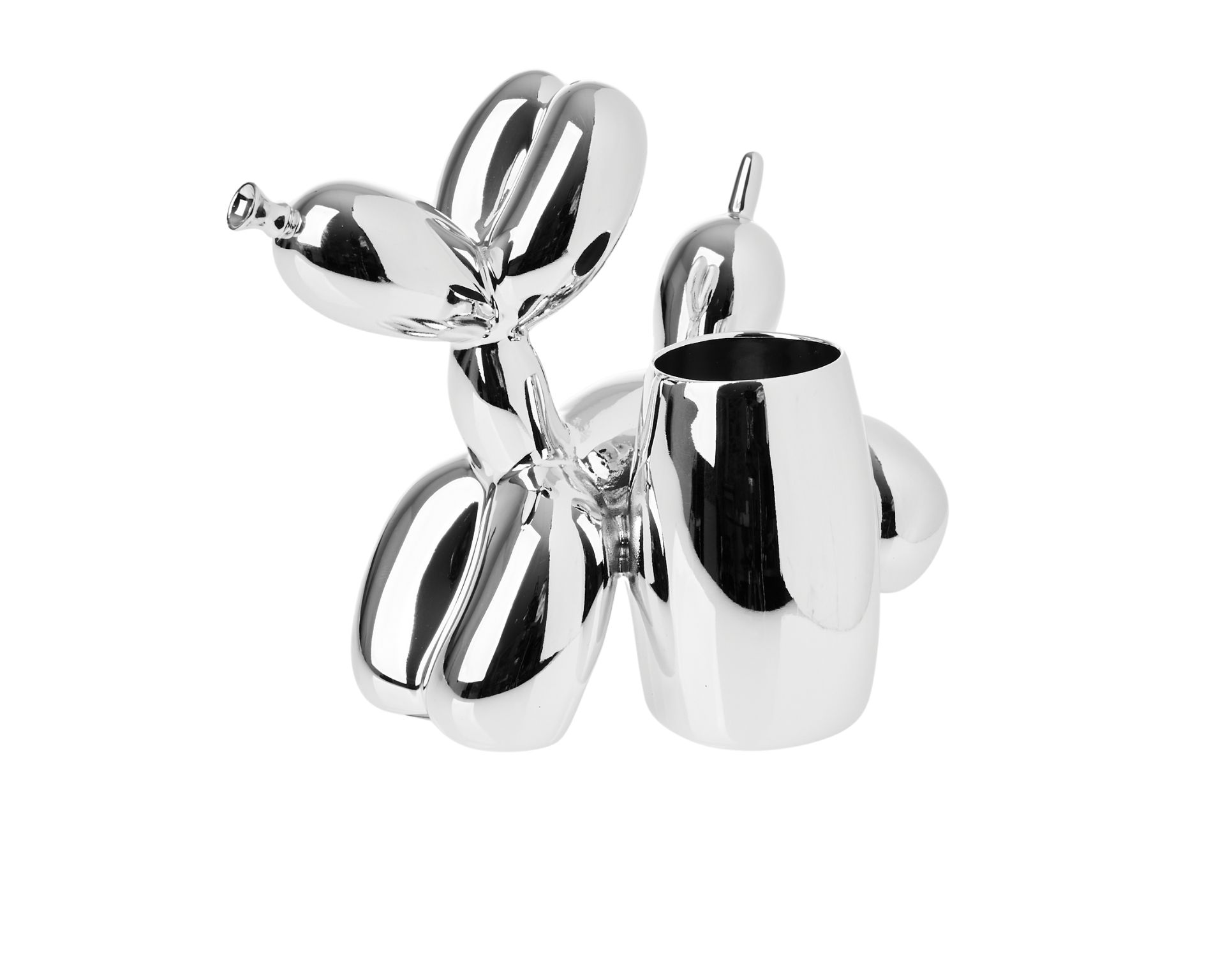 Portapenne Cane Palloncino Medio Argento Selezione Zanolli 181676 941ma7010m