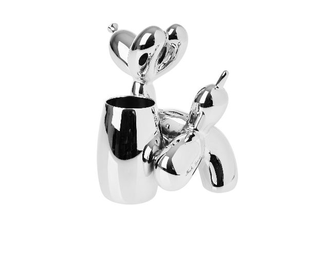 Portapenne Cane Palloncino Medio Argento Selezione Zanolli 181676 941ma7010m