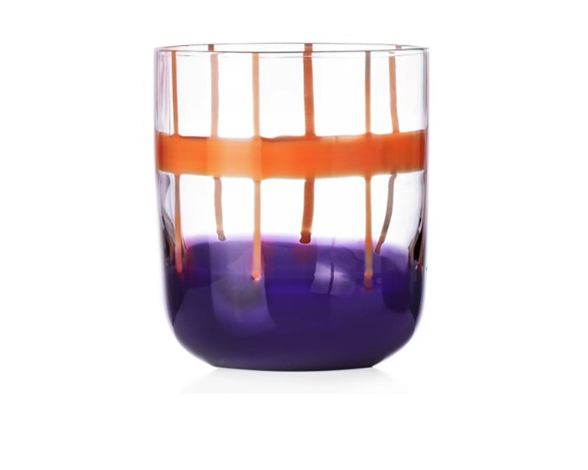 Tumbler Glass Gesti Orange Lilac Ichendorf