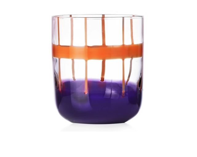 Tumbler glass gesti orange lilac