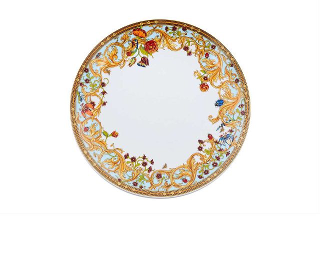 Dinner plate le jardin porcelain