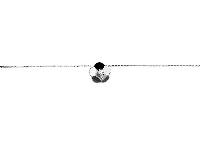 Necklace gold 750‰ with diamond