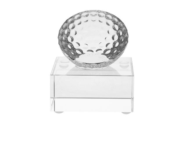 Trophy golf crystal