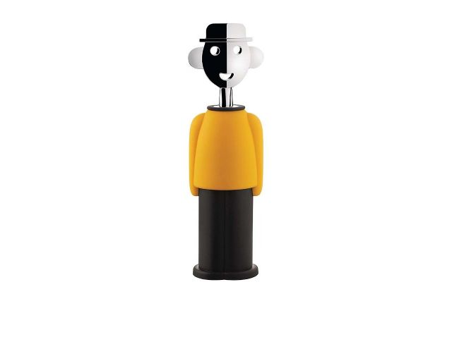 Corkscew Alessandro M Yellow And Black Alessi 170049 902am23yb