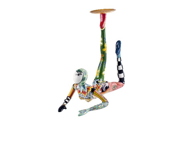 Acrobat dipinto a mano